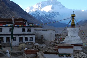 Tibet Rombuk Monastery, Mt Everest