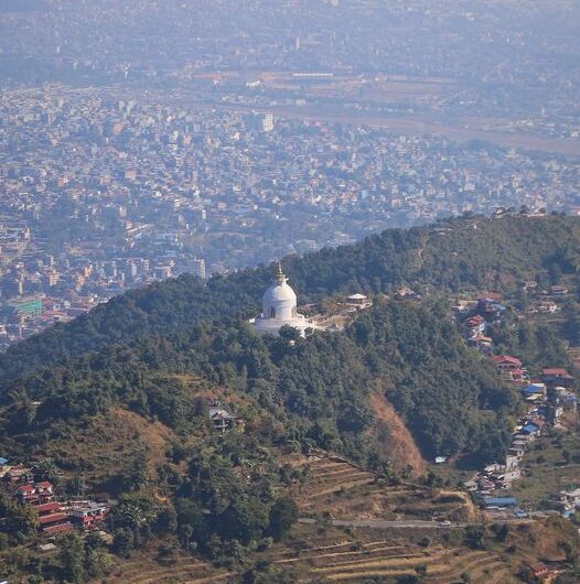 Peace Pagoda (Shanti Stupa) in Pokhara city